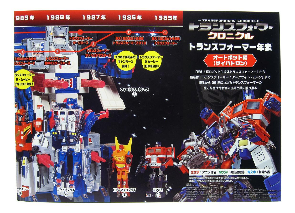 Shmax Com Part Information Autobot Decepticon Leaders Chronicle Sheet