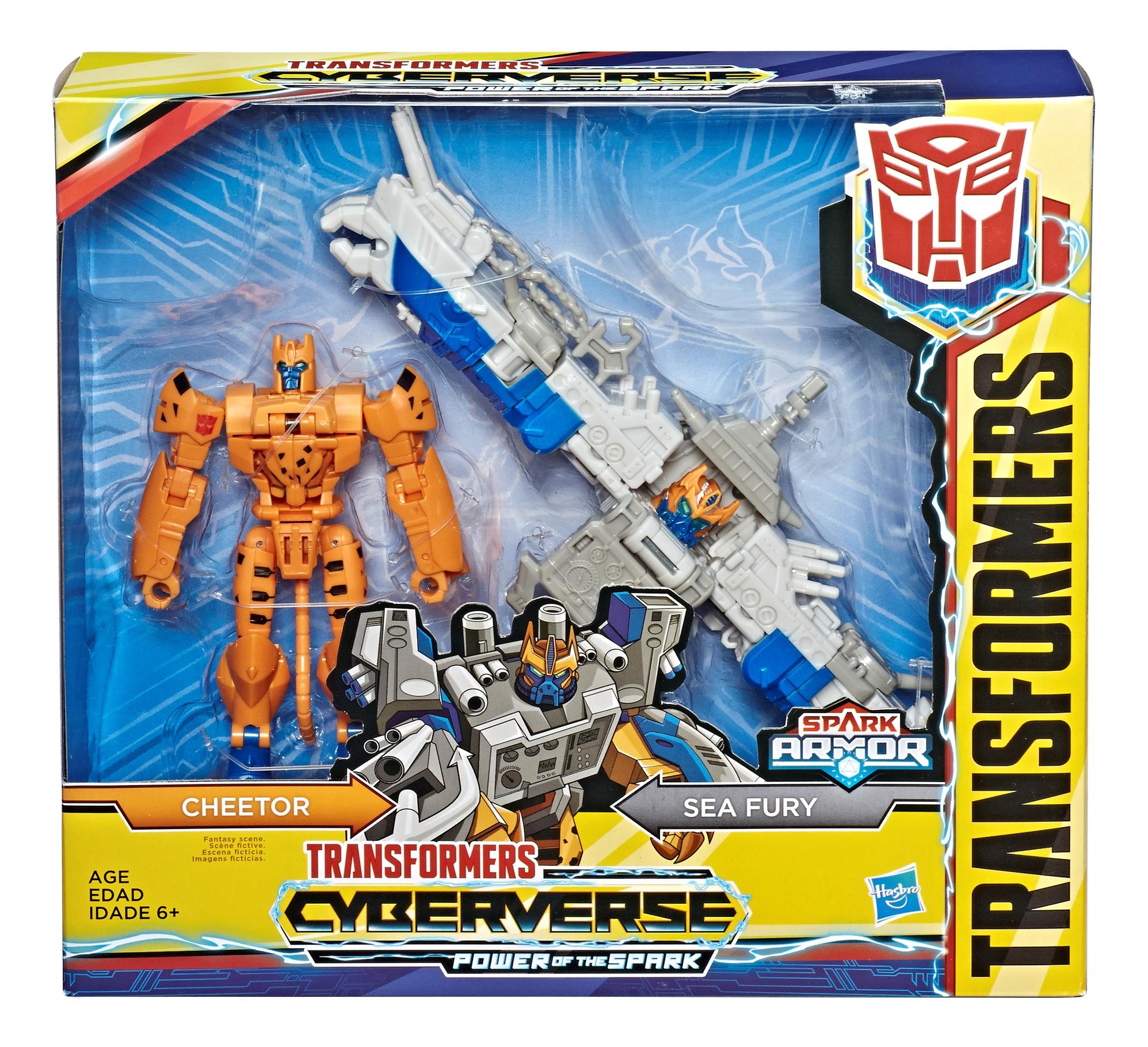 Transformers Cyberverse Cheetor With Sea Fury